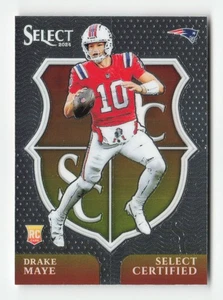 2024 Panini Select Select Certified Rookies Drake Maye New England Patriots #3 - Picture 1 of 2