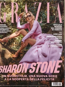 Grazia Italy magazine No.  37-38 2025 Sharon Stone - Picture 1 of 1