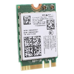 3X(for T440 X240 Y40 Y70 Y50 7260AC Card 4.0 Bluetooth 04X6007 H5N5)7008 - Afbeelding 1 van 7