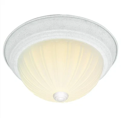 Nuvo Lighting 11" cúpula empotrada, cúpula blanca/vidrio de melón esmerilado-60/443 Foto 1 de 2