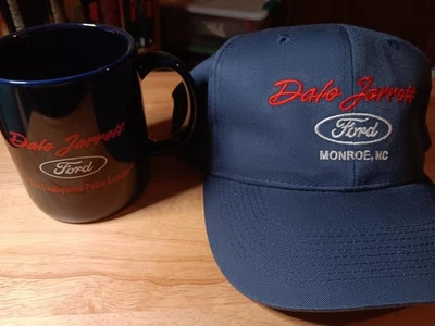 Combo de taza de café y tapa de bola Dale Jarrett Ford concesionario Monroe Carolina del Norte Foto 1 de 3