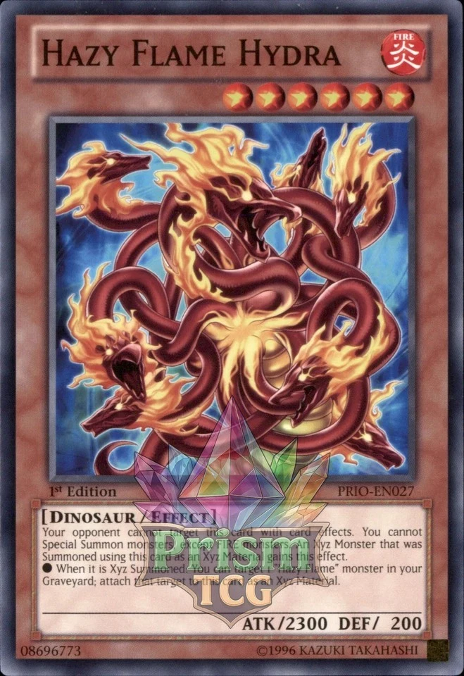 1st Ed Hazy Flame Hydra PRIO-EN027 Yugioh - Image 1 of 1