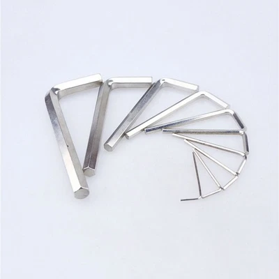 Hand Tools Wrench Home Optional Portable Silver 1.5-6mm Hexagon Wrench - Image 1 of 4