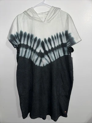 Livi Activewear Manga Corta Azul Blanco Sudadera Vestido con Capucha Talla 34/36 Nuevo con Etiquetas Foto 1 de 4