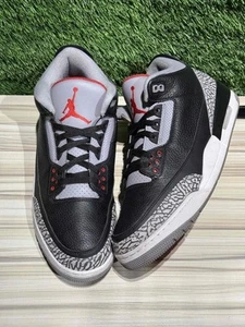 Size 14M/15.5W - Jordan 3 Retro Black Cement (2018) Sz 14M,  854262-001 Pre-Owne - Picture 1 of 6