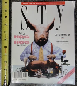 STY Pork Monthly Autumn 1989 Magazine Parody Pig Humor - Imagen 1 de 13