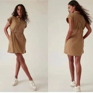 Athleta Topspin Dress Size Medium Petite - Picture 1 of 7