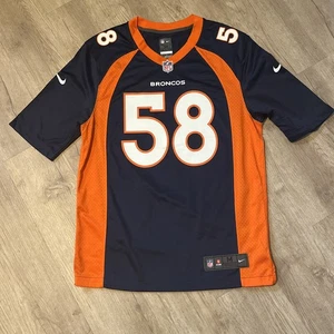 Nike NFL Denver Broncos Jersey - Miller #58 - Adult Size Medium - Picture 1 of 8