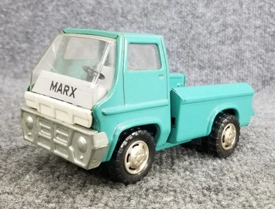 MARX SMALL PICKUP TRUCK PRESSED STEEL 6" LONG MADE IN JAPAN TEAL - Image 1 of 4