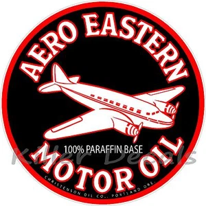 6" AERO EASTERN OIL DECAL GAS AND OIL GAS PUMP SIGN, WALL ART STICKER - Imagen 1 de 1