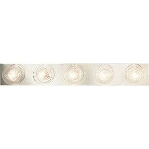 Progress Lighting Broadway Collection 5-Light Polished Chrome Bath Vanity Light - Picture 1 of 5