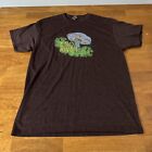 Mushroom Psychedelic Hippie Style Graphic T-Shirt Adult Men’s Large Eno River