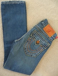 Nuevo con etiquetas True Religion para hombre Ricky cuerda índigo Super T jeans en tributo a la AAGM - Imagen 1 de 11