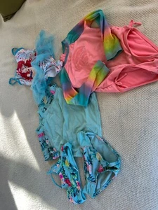 Lot of 3 Girls Swimsuits Disney, Cat and Jack, Arizona Size 5, 6/6x - Picture 1 of 10
