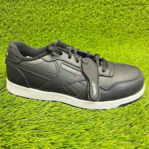 Reebok Club MEMT Mens Size 8W Black Composite Toe Safety Work Shoes Sneakers - Picture 1 of 10