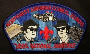 NORTHWEST SUBURBAN COUNCIL ILLINOIS BSA OA  2005 JAMBOREE BLUES BROTHERS JSP CSP - Picture 1 of 2