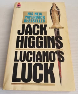 Luciano's Luck de Jack Higgins (1982) - Pan Paperback Thriller de colección - Imagen 1 de 10