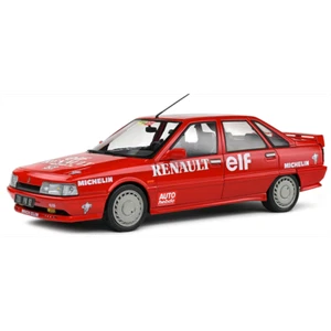 Solido 1:18 Scale Renault 21 MK.1 Turbo Red Record De Vitesse Sur Glace 1988 - Picture 1 of 1
