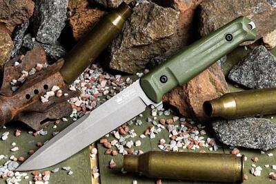 Kizlyar Supreme Delta D2 Steel Tacwash Tactical Fixed 6" Blade Knife Russia