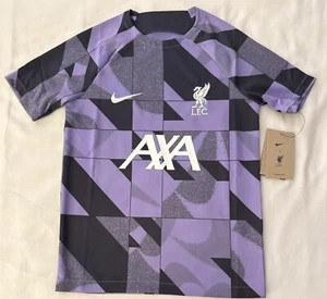 Nike Liverpool FC 23/24 Purple Soccer Jersey DZ1354-554 Big Kids Sz: Medium - Picture 1 of 6