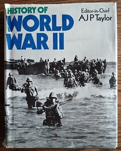 History of World War II, AJP Taylor Ed., hardcover 1974, illustrated, vintage
