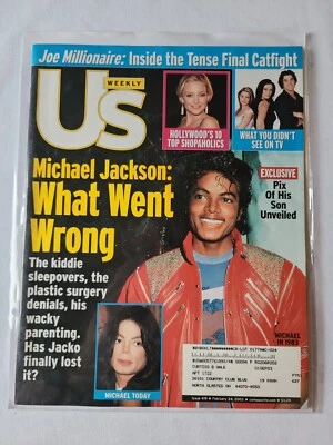 2003 February 24 US WEEKLY Michael Jackson What Went Wrong Pix Son (MH283) - Image 1 of 2