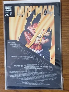 Marvel Darkman #1  Ltd. Treas. Ed Very Low #6 of 630  Signed Saltares & Pepoy - Picture 1 of 2