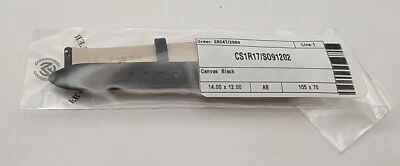 New OEM Franck Muller Geneve Genuine Black Canvas Watch Strap 14/12mm, 70+105mm - Image 1 of 2