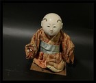 Antique standing gosho doll kimono Gofun ningyo Kyoto