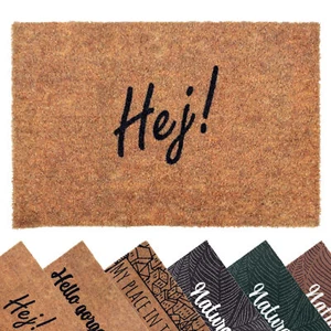 Schmutzfangmatte COUNTRY Hej 40x60cm Natur Fußmatte Schmutzmatte Türmatte Matte  - Bild 1 von 7