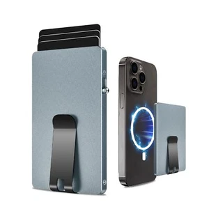 Magnetic Card Holder Wallet for Magsafe Wallet, Minimalist Slim Card Wallet f... - Picture 1 of 5