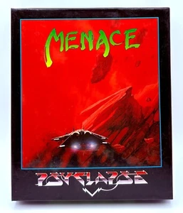 Menace Commdore Amiga Game Psygnosis 1988 UK 3.5" Big Box *Tested* w/ Receipt! - Picture 1 of 3