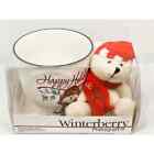 Pfaltzgraff Winterberry Gift Set Large 20 oz Coffee Mug & Holiday Bear Ornament