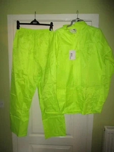 BRAND NEW WITH TAGS BY ARCO SIZE XL YELLOW 2 PCE HOODED RAIN SUIT - Picture 1 of 1