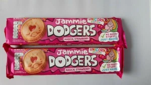 Jammie Dodgers Biscuits Magical Strawberry Unicorn Ed x 2 NEW SHIPS WORLDWIDE - Picture 1 of 3