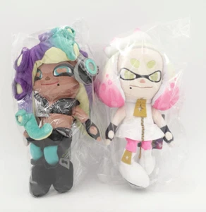 Splatoon 2 Tentacoli Perla e Marina Set Taglia S Peluche Giocattolo Imbottito Set Giocattolo NUOVO - Foto 1 di 12