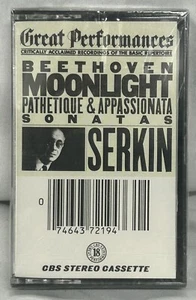 GREAT PERFORMANCES BEETHOVEN'S 5TH SCHUBERT 8TH CBS CASSETTE MYT36719 New Sealed - Picture 1 of 3