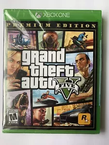 Grand Theft Auto V 5 Premium Edition Xbox One Xb1 FACTORY SEALED - FAST SHIPPING - Picture 1 of 3