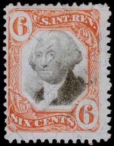 United States Revenue Scott R138 w/ Pen Cancel (1872) Used F-VF, CV $125.00 W - Picture 1 of 1