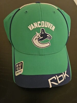 VANCOUVER CANUCKS NHL REEBOK One Size Fits All HAT - Image 1 of 4