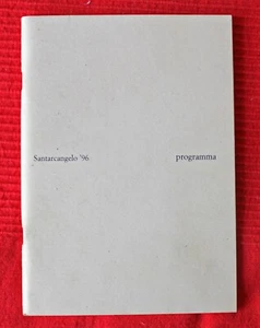 Santarcangelo dei Teatri PROGRAMMA 1996 Leo De Berardinis KISMET Steve Lacy etc. - Foto 1 di 8
