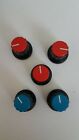5 X25 Music Combo Amplifer Control Knobs 