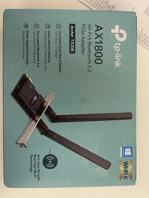 TL-ARCHER-TX20E SSCHEDA DI RETE PCIE Wi-Fi 6 AX1800 E BLUETOOTH 5.2 ARCHER TX20E - Immagine 1 di 2