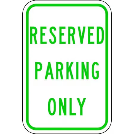 Lyle Rp-129-12Ha Reserved Parking Sign, 18" X 12,  Rp-129-12Ha - Image 1 of 1