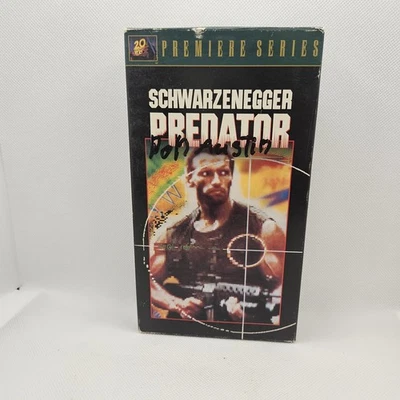 Predator (VHS, 1998) Serie de pantalla ancha Arnold Schwarzenegger culto siguiente Foto 1 de 3