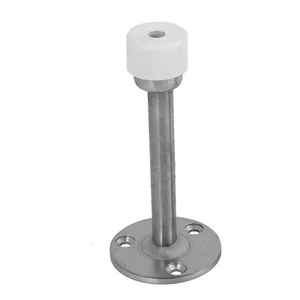 4-inch Long Metal Floor Mounted Door Stop Stopper Bumper - Picture 1 of 5