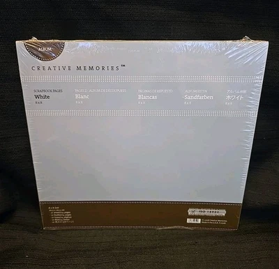 Creative Memories 8 x 8 páginas de álbum de recortes Spargo repuesto 12 hojas 24 páginas 2008 nuevo Foto 1 de 4