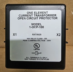 Electromagnetic Industries 1-OCP-100 Current Transformer Open Circuit Protector - Picture 1 of 6