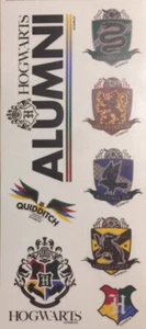 Pegatinas de pared HARRY POTTER 8 calcomanías mágicas SIGNOS crestas Hogwarts Alumnos - Imagen 1 de 1