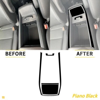 6 X пианино черный средний хранения подлокотник рама отделка для Honda Ridgeline Pilot - Изображение 1 из 4